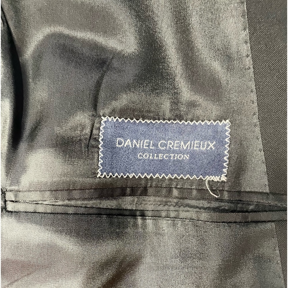 Daniel Cremieux Loro Piana 3 Button Blazer in Black Size 46R - Picture 4 of 6